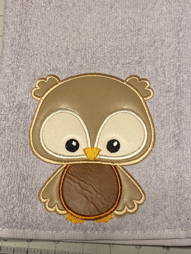 Owl Hooded Towel