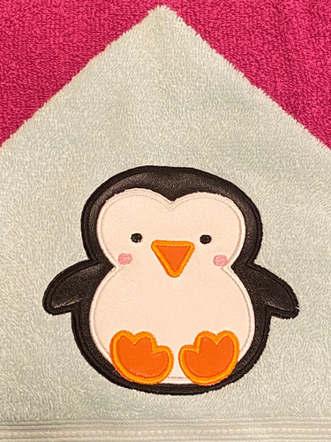 Penguin Hooded Towel